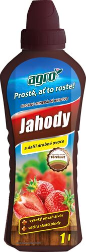 AGRO Organominerální kapalné hnojivo na jahody a drobné ovoce 1 l