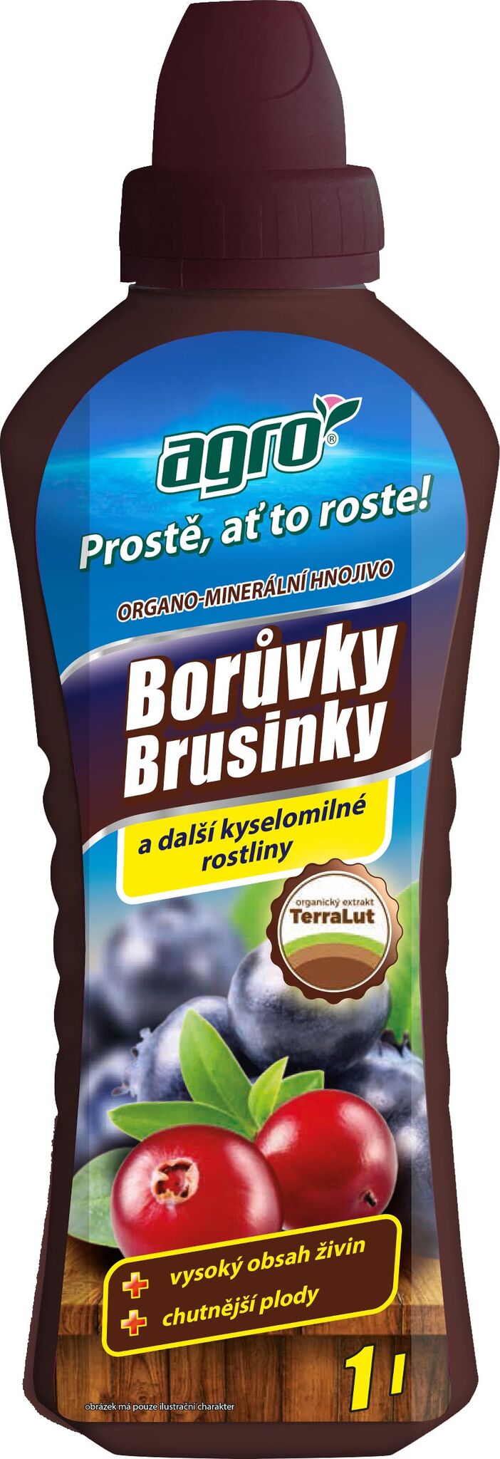 AGRO Organominerální kapalné hnojivo na borůvky a brusinky 1 l
