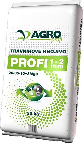 PROFI Trávníkové hnojivo 20-05-10+3MgO MINI SPECIÁL, 20 kg (1–2 mm)