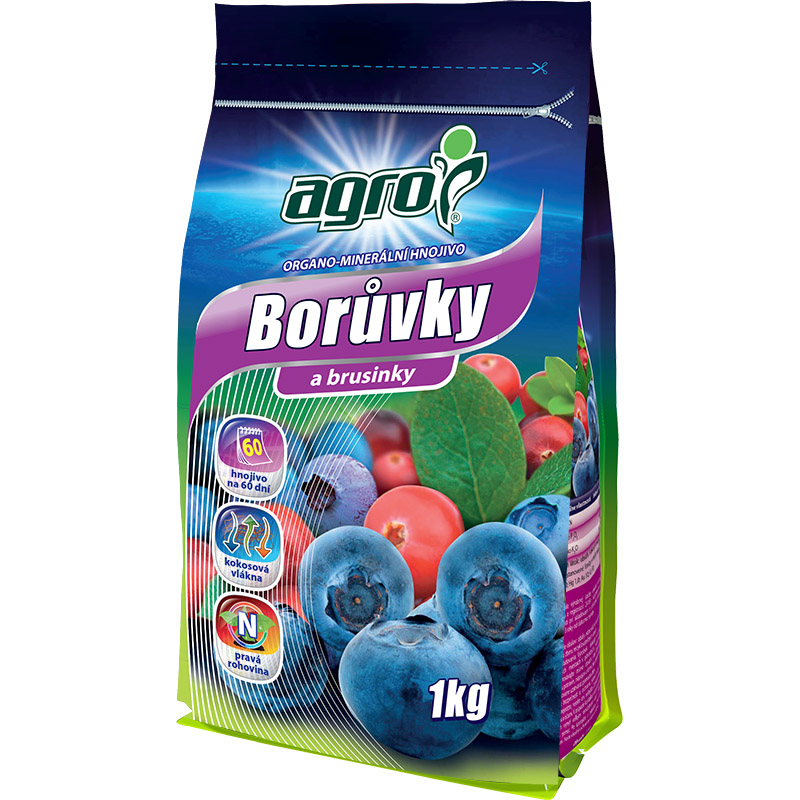 AGRO Organominerální hnojivo borůvky a brusinky 1 kg 