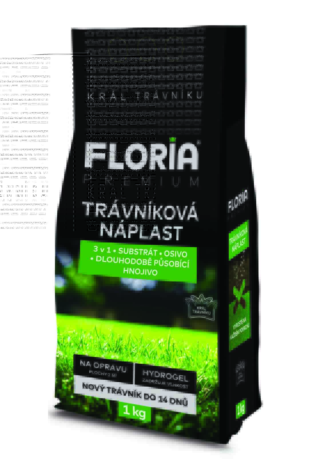 FLORIA PREMIUM Trávníková náplast 3 v 1 1 kg
