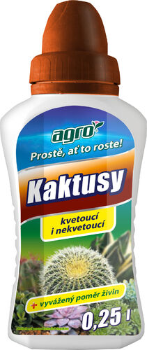 AGRO kapalné hnojivo pro kaktusy 0,25 l 